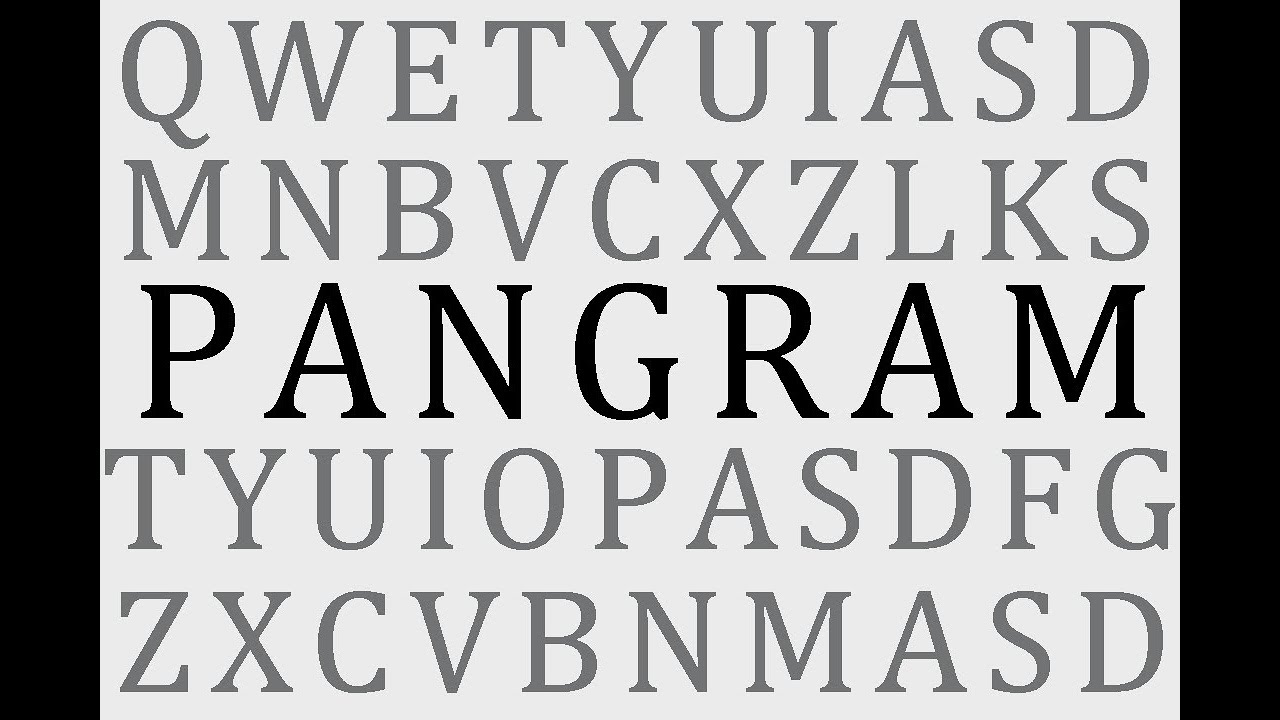 PANGRAM - 飯田二歩 | PVSF archive